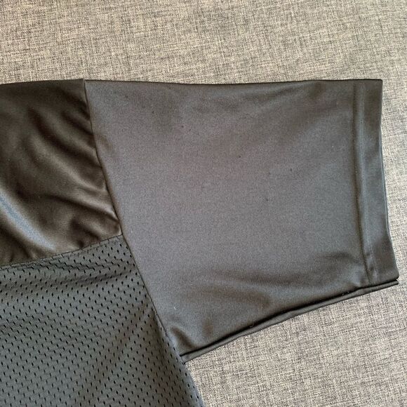 American Apparel 🏈 Basic Mesh Football Black Jersey - Picture 12 of 14